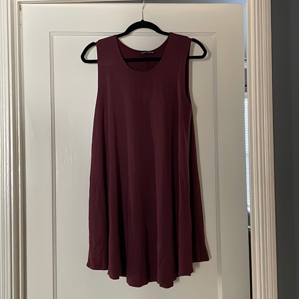 Wine-colored Brandy Melville Swing Dress ONE SIZE